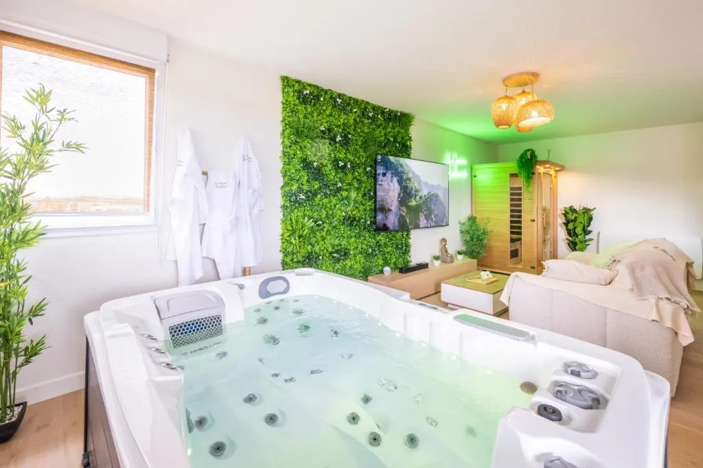 Appartement balinais de Cugnaux - Décor balinais avec jacuzzi et sauna (Cugnaux, Haute-Garonne)