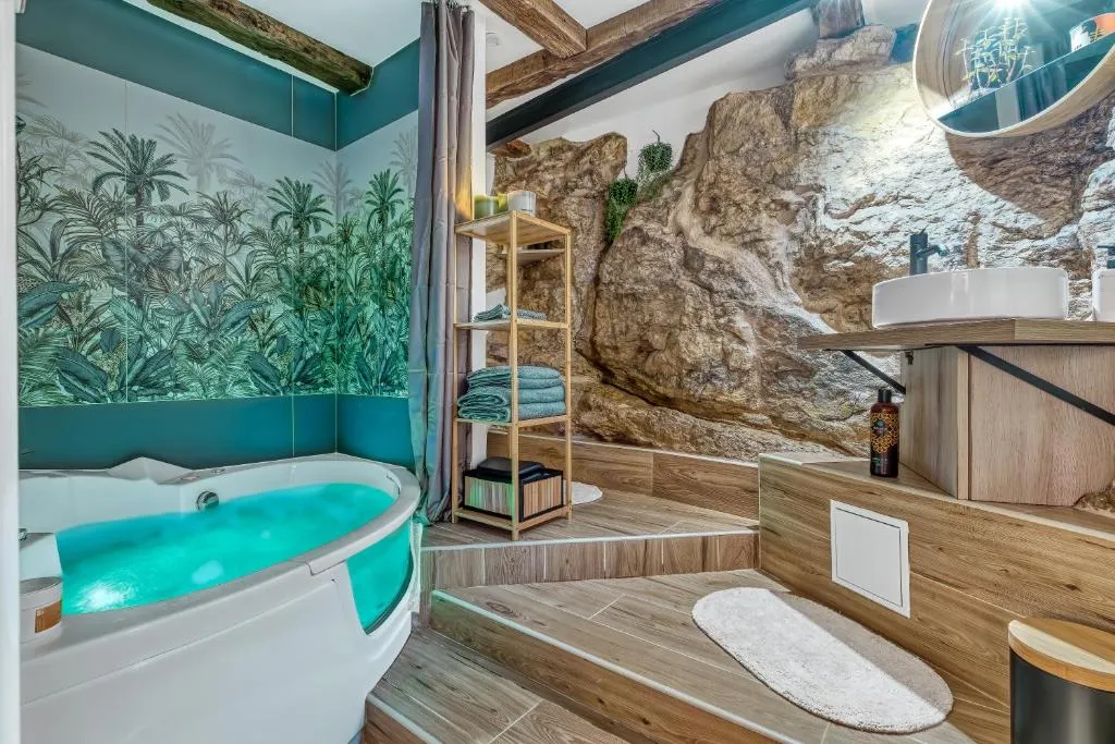 Appartement du Bâtiment de 1600 - Bain à remous en vieille ville (Annecy, Haute-Savoie)