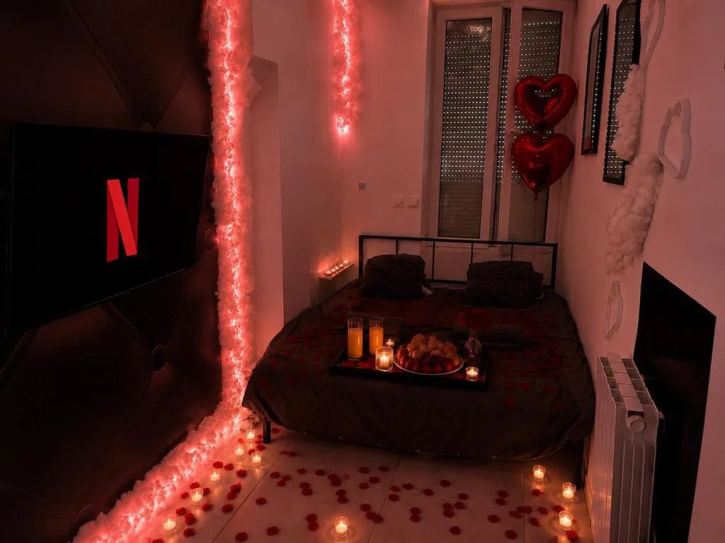 Appartement jacuzzi et Netflix - Jacuzzi privatif près de Lyon (Villeurbanne, Rhône)