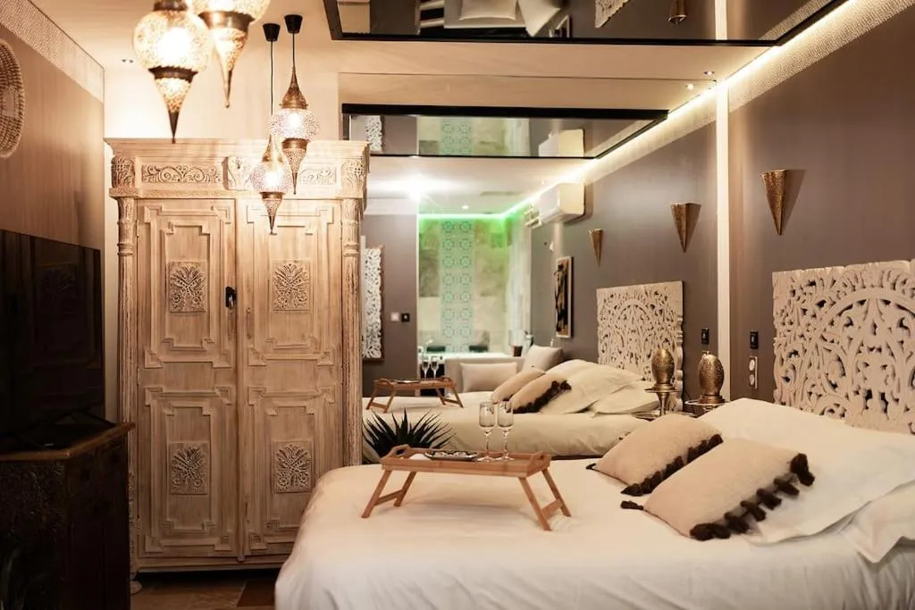 Appartement spa 1001 Nuits - Bain à remous et climatisation (Saint-Rambert-d'Albon, Drôme)