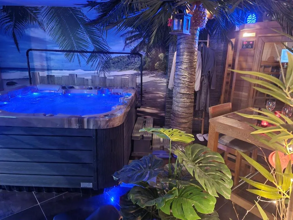 Appartement spa Au clair de lune - Bain à remous et sauna (Chavelot, Vosges)