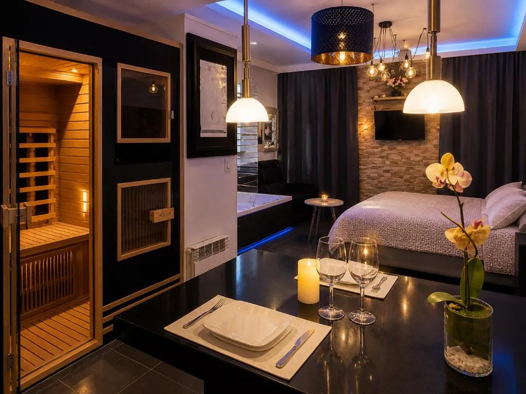 Appartement spa et sauna de Beaune, gîte avec spa à Beaune - photo 2 sur 12