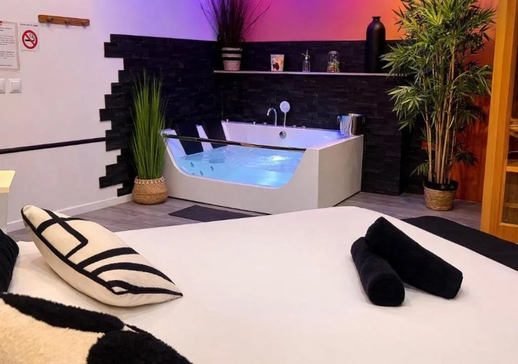 Appartement spa et sauna de Bourges - Baignoire balnéo privée et sauna (Bourges, Cher)