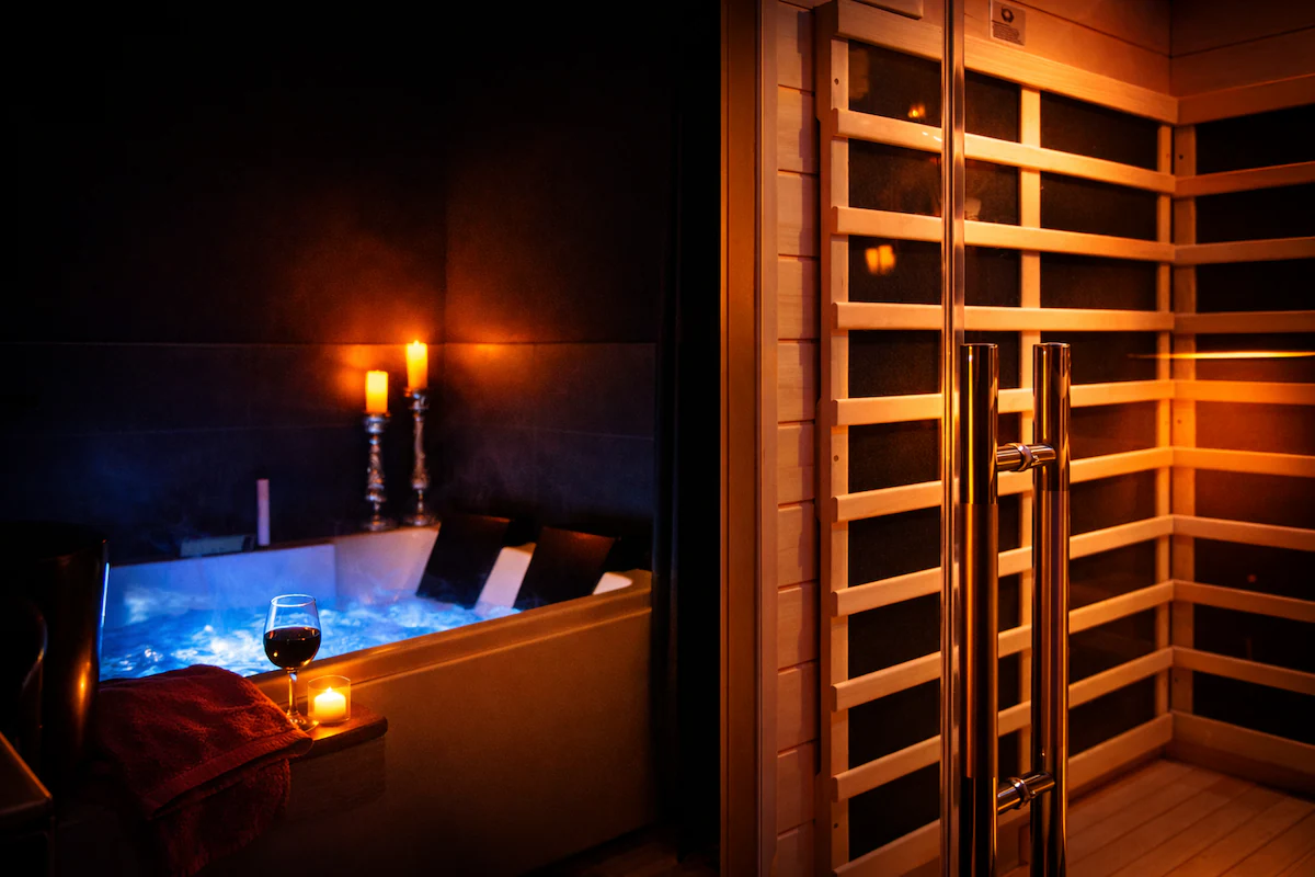 Black Room, gîte avec spa à Godewaersvelde - photo 2 sur 8