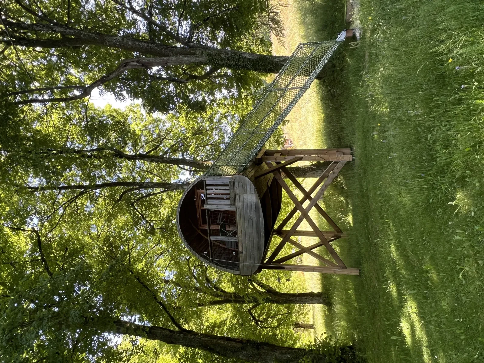 Cabane accès Escalier & Spa privatisable - Monchâteau étoilé (Merlas, Isère)
