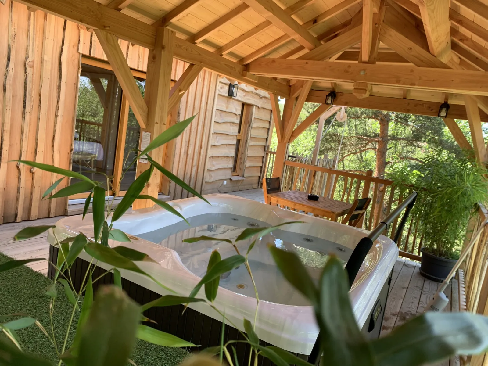 Cabane Château Duo - Spa - Jacuzzi - Messilhac - Cabanes Spa Châteaux - Le Peydébé (Vieille-Brioude, Haute-Loire)