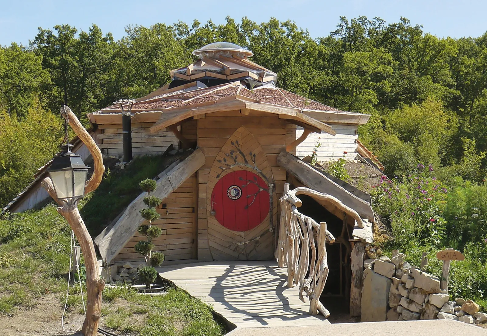 Cabane Gaia - Maison de hobbit avec sauna en famille à Vittel (Vosges)