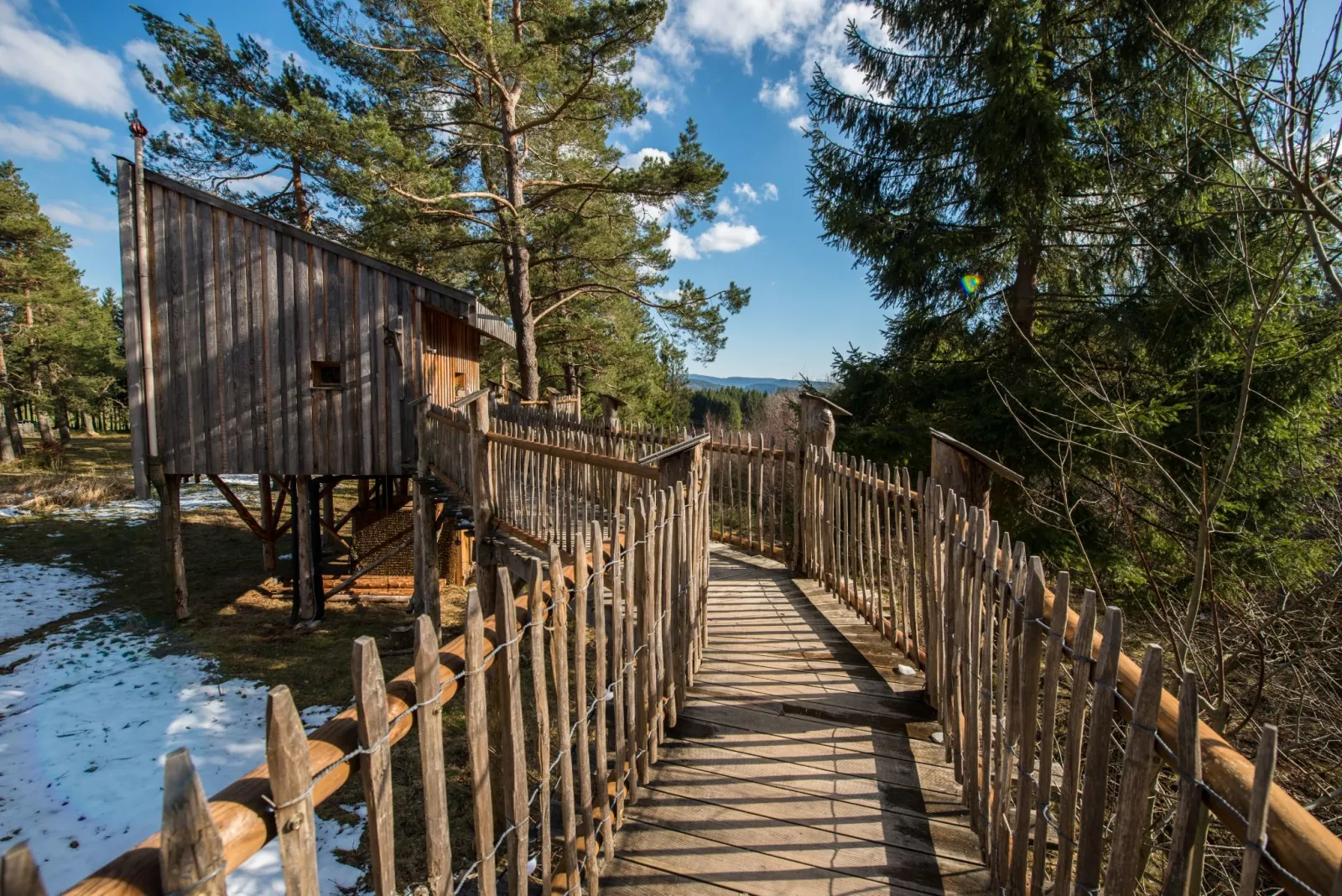 Cabane perchée Deluxe Famille - Cabane dans les arbres pour 6 avec bain nordique (Champdray, Vosges)