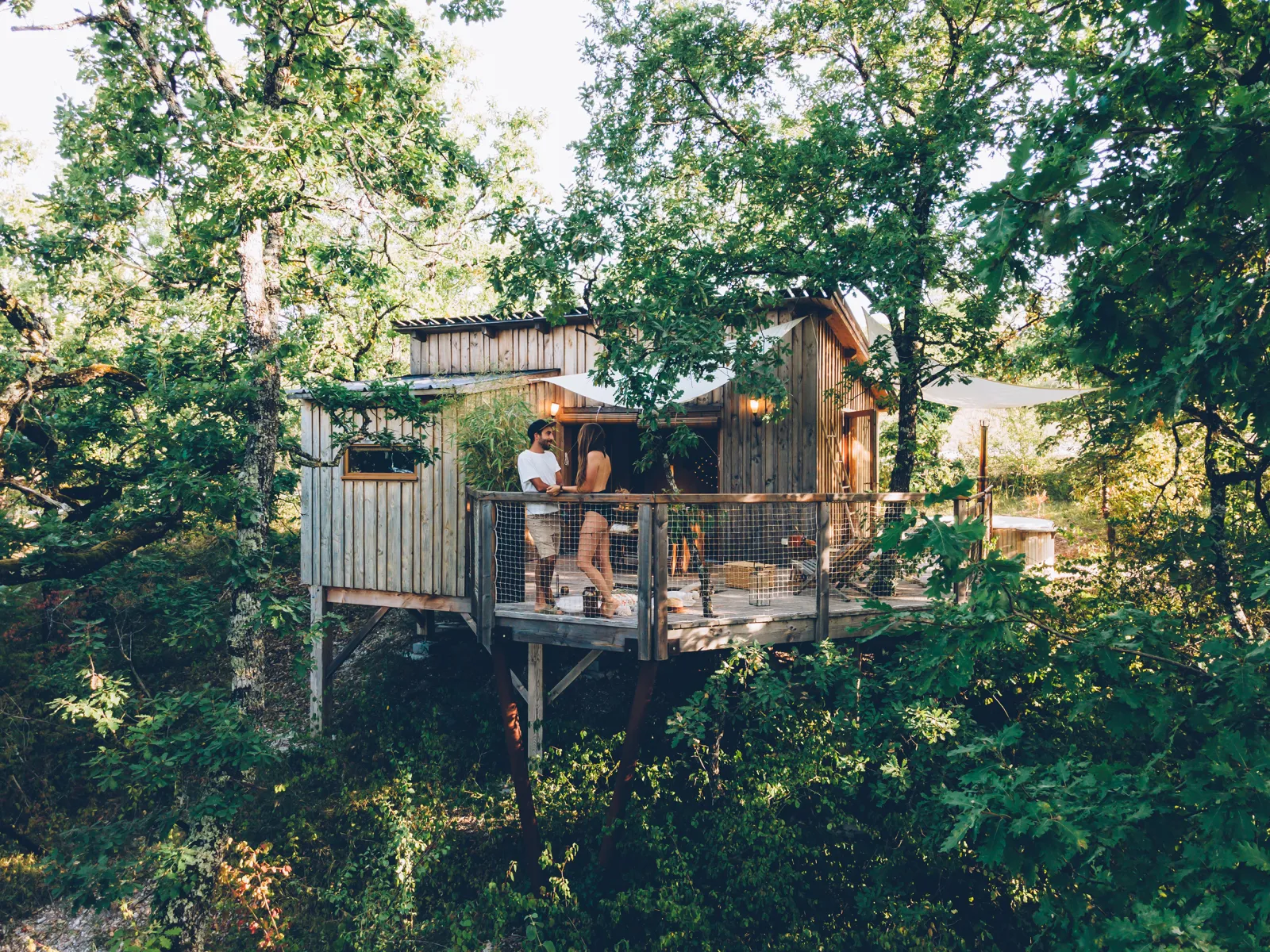 Cabane & Spa 1 - Cabane sur pilotis avec bain nordique et sauna (Labastide-de-Penne, Tarn-et-Garonne)