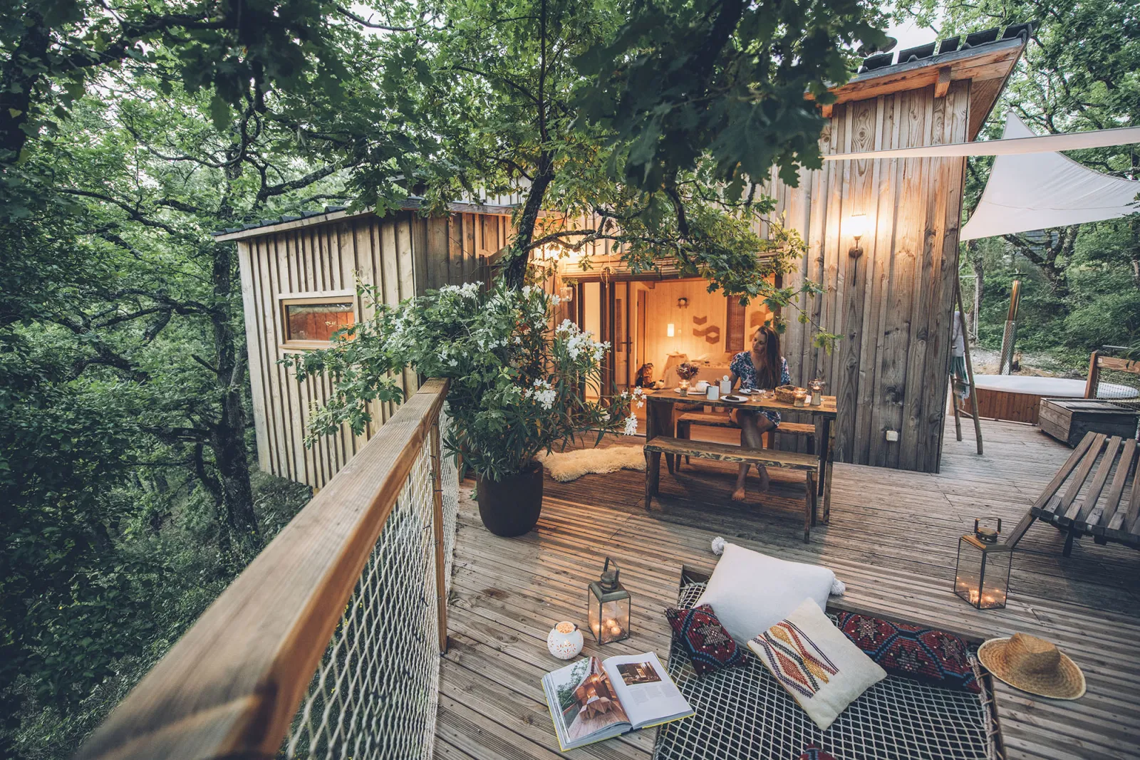 Cabane & Spa 2 - Cabane avec bain nordique et sauna privatifs (Labastide-de-Penne, Tarn-et-Garonne)