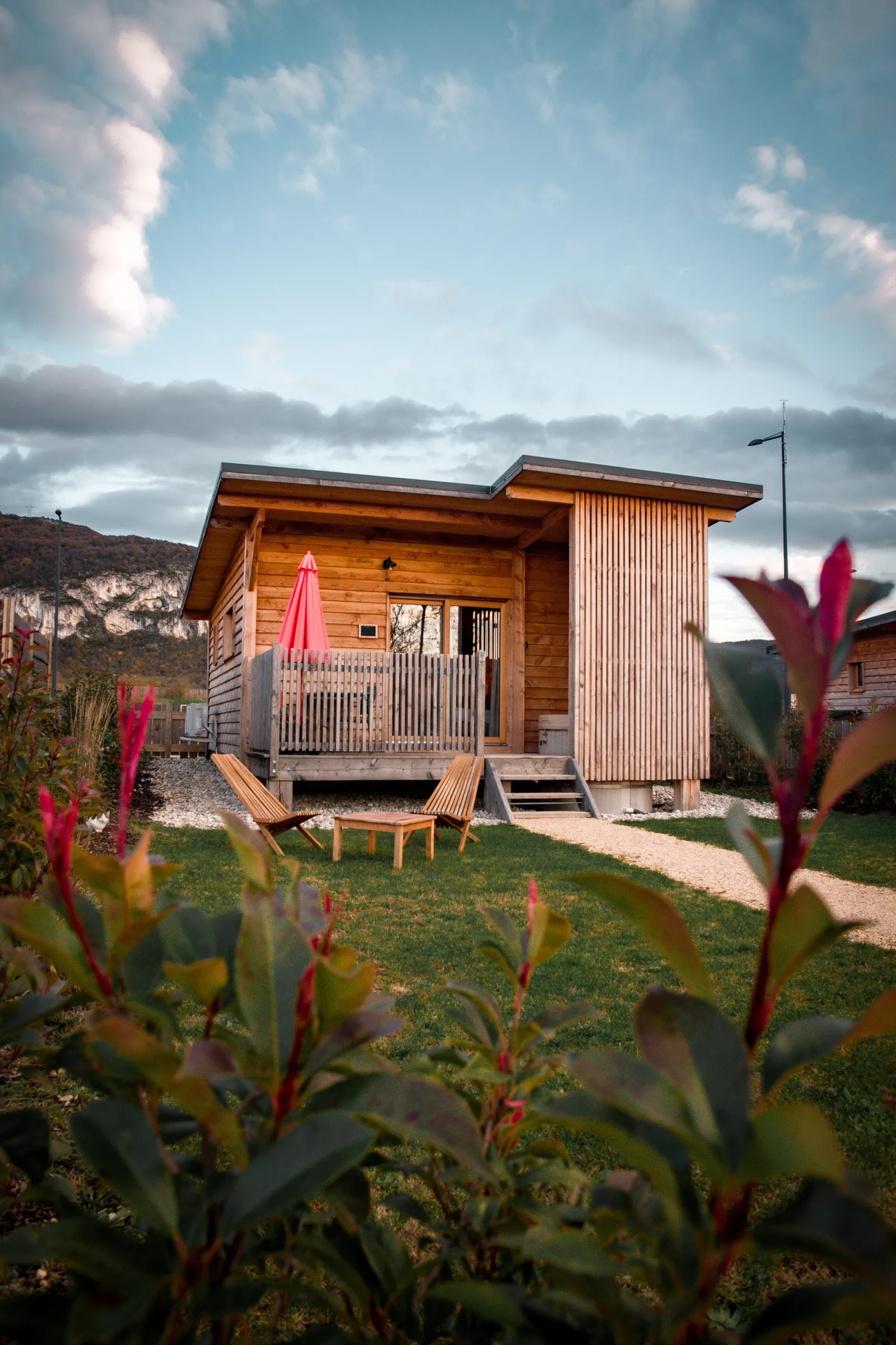 Cabane Spa Duo - Les Lodges de la ViaRhôna (Virignin, Ain)
