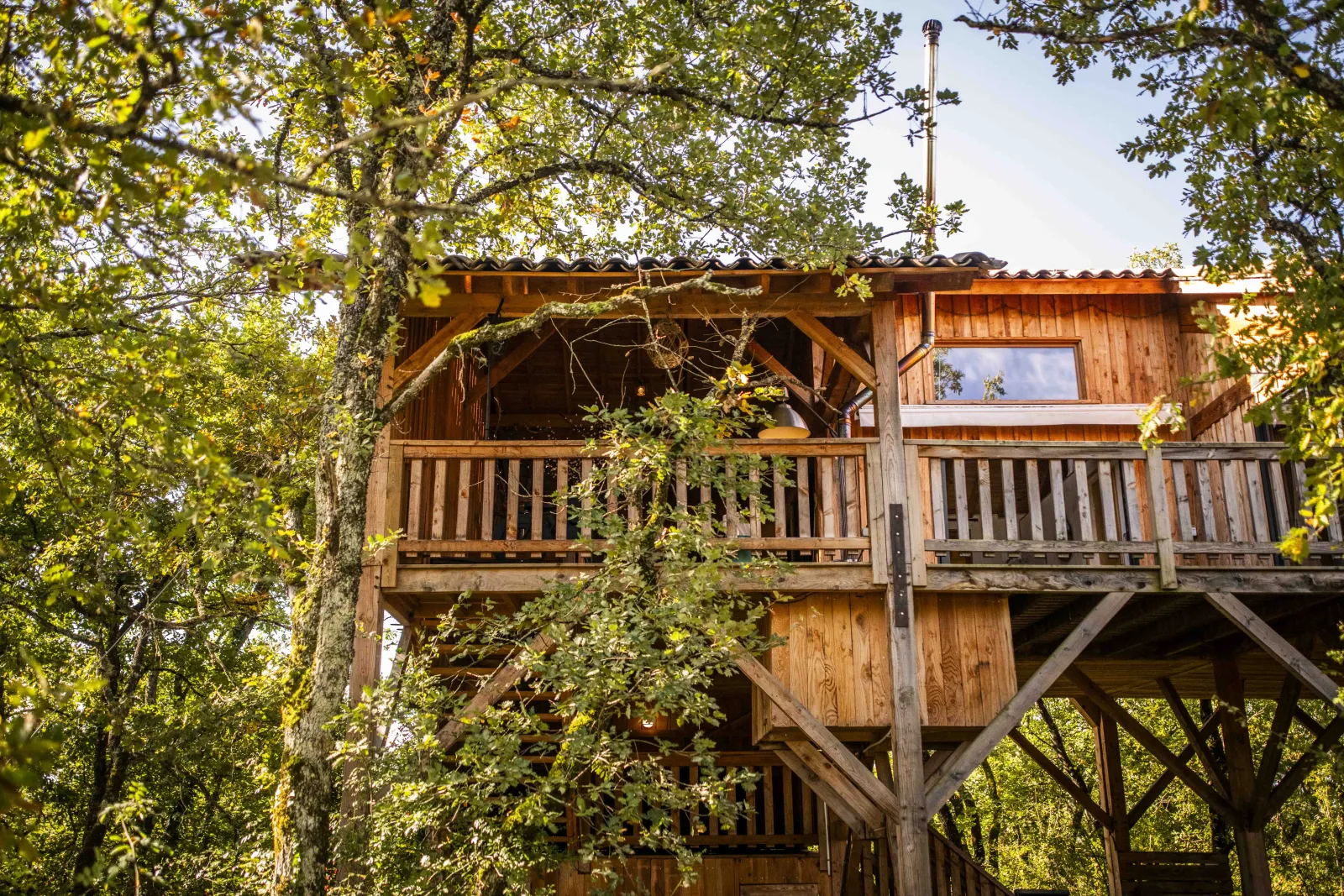 Cabane Spa La Canopée - Cœur de Bull' (Cahuzac-sur-Vère, Tarn)