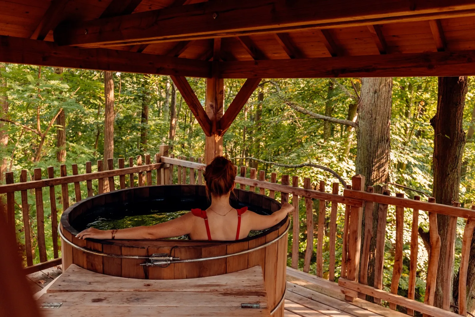 Cabanes Duo Spa dans les Arbres, cabane à Raray - photo 3 sur 12