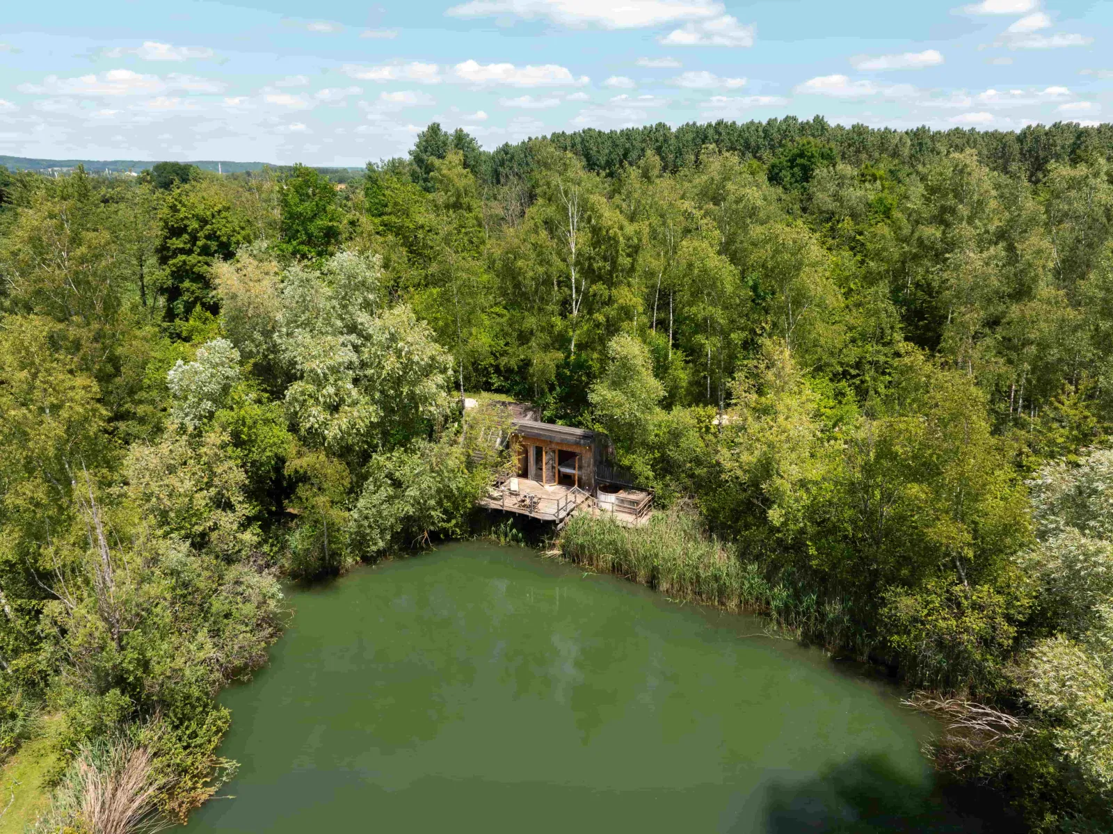 Cabanes Duo Spa au Bord de l'Eau, cabane à Saint-Léger-aux-Bois - photo 3 sur 12
