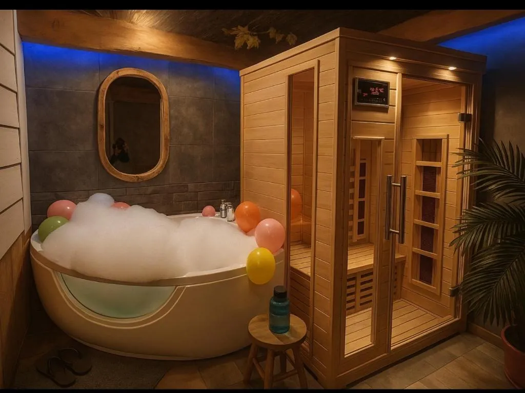 Captain's Jacuzzi et Sauna, gîte avec spa à Condé-Sainte-Libiaire - photo 2 sur 8