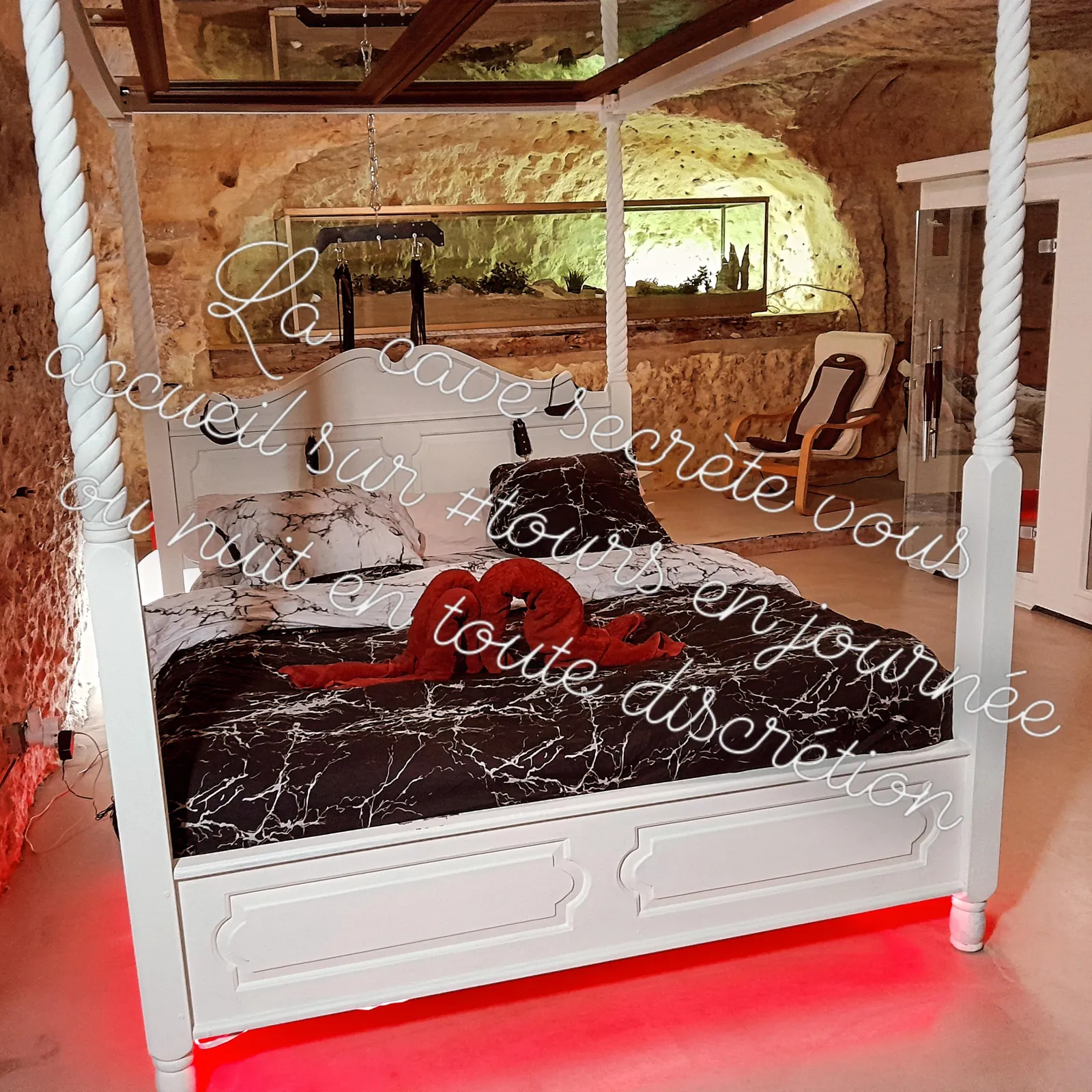Cave troglodytique de Tours, gîte avec spa à Tours - photo 2 sur 10