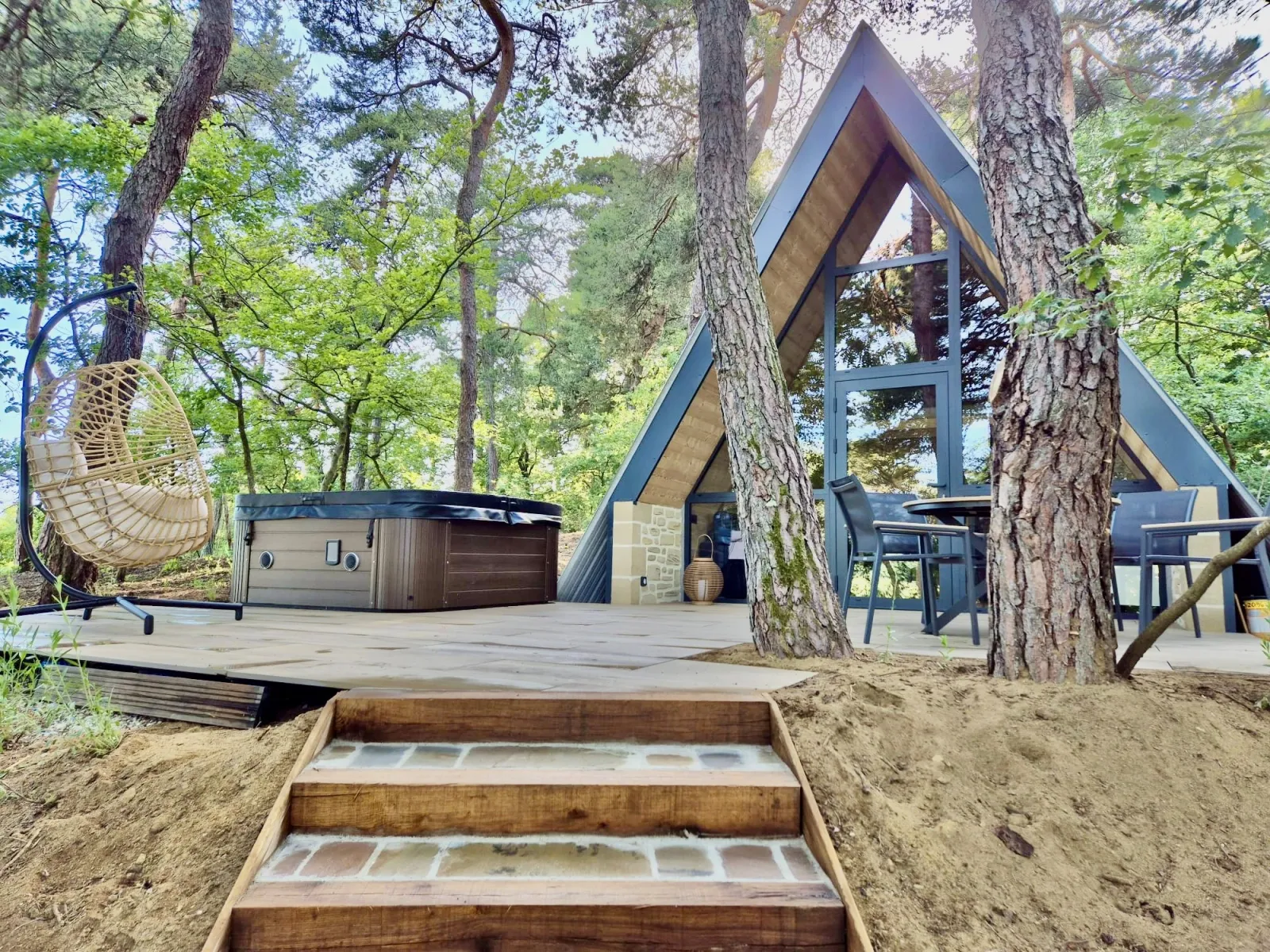 Chalet CanopéA SPA Privatif, cabane à Bathernay - photo 2 sur 12