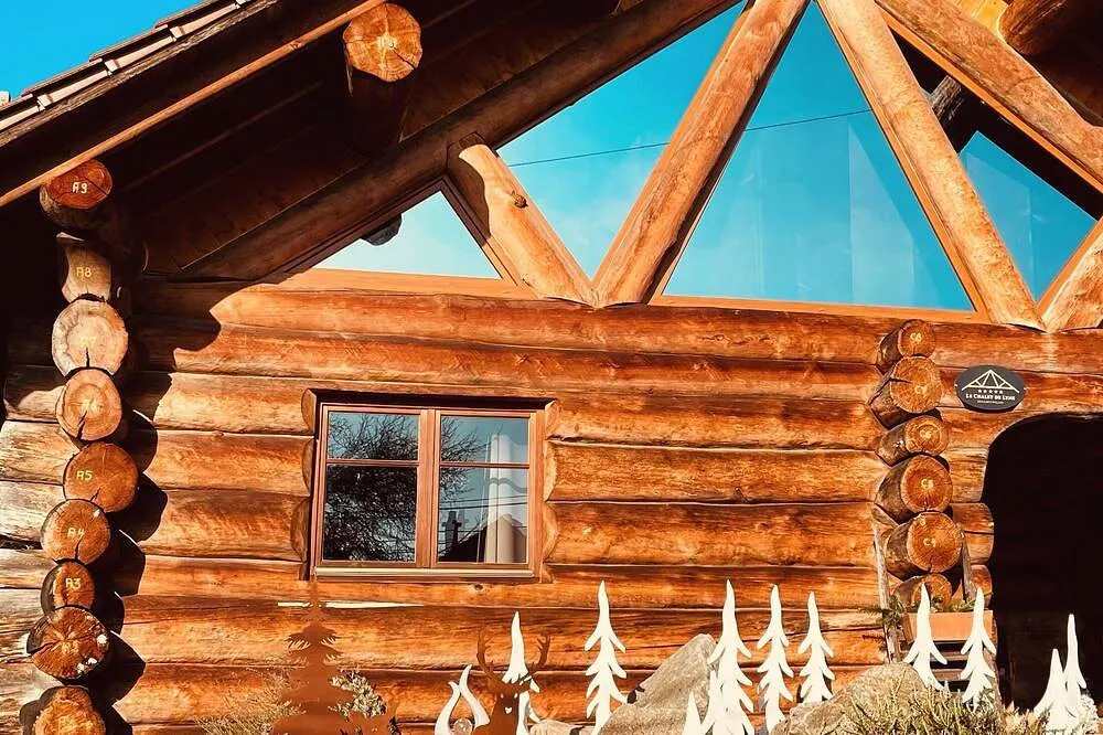 Chalet de Lyne - chalet 5 étoiles en rondins avec jacuzzi 6 places (Erckartswiller, Bas-Rhin)