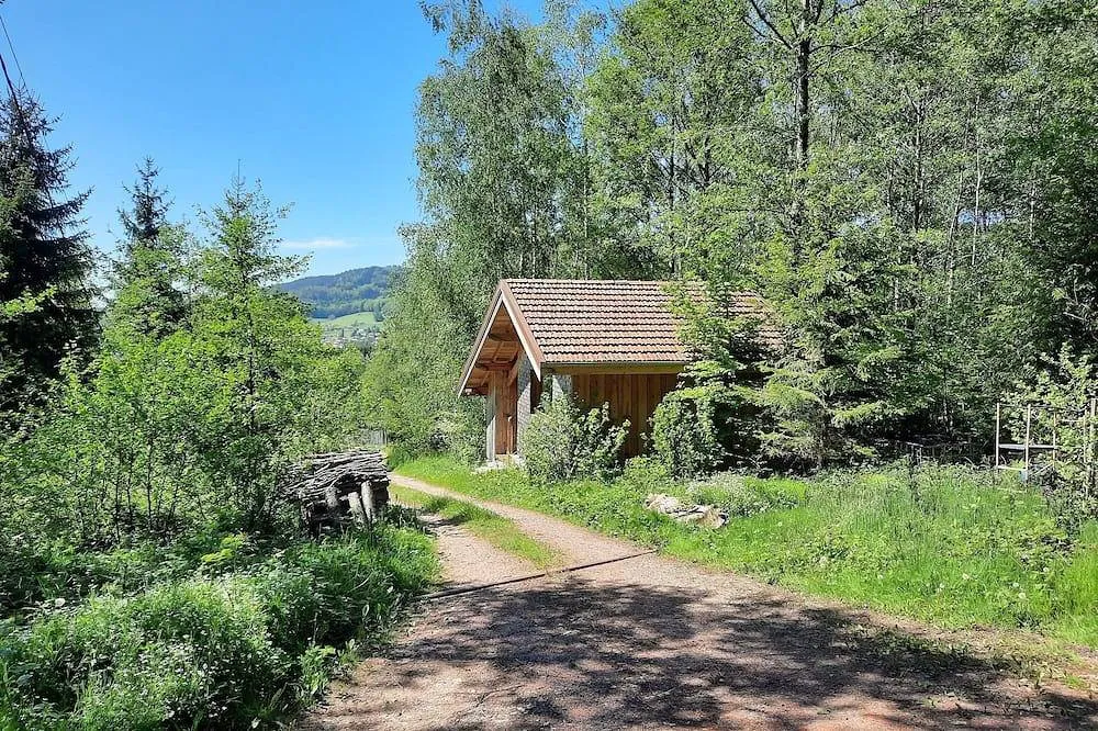 Chalet des Amoureux - Petit chalet en bois avec spa ofuro (Faucompierre, Vosges)