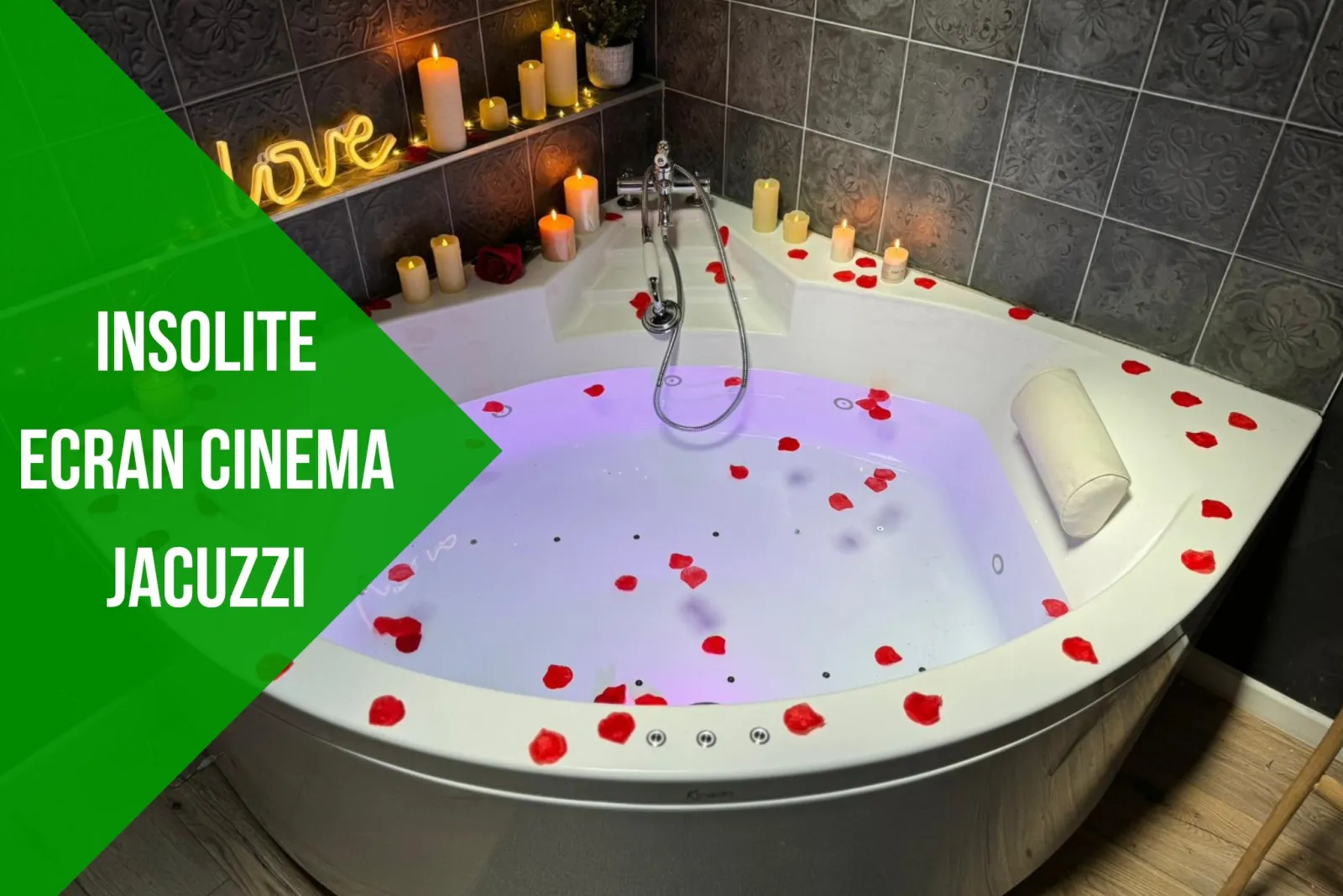 Chalet Romantique Spa & Ciné Privé, gîte spa à Amiens - photo 3 sur 12