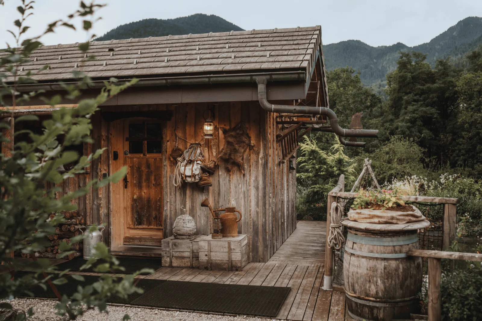 Chalet Trappeur - Chalet avec bain norvégien et sauna (Le Biot, Haute-Savoie)