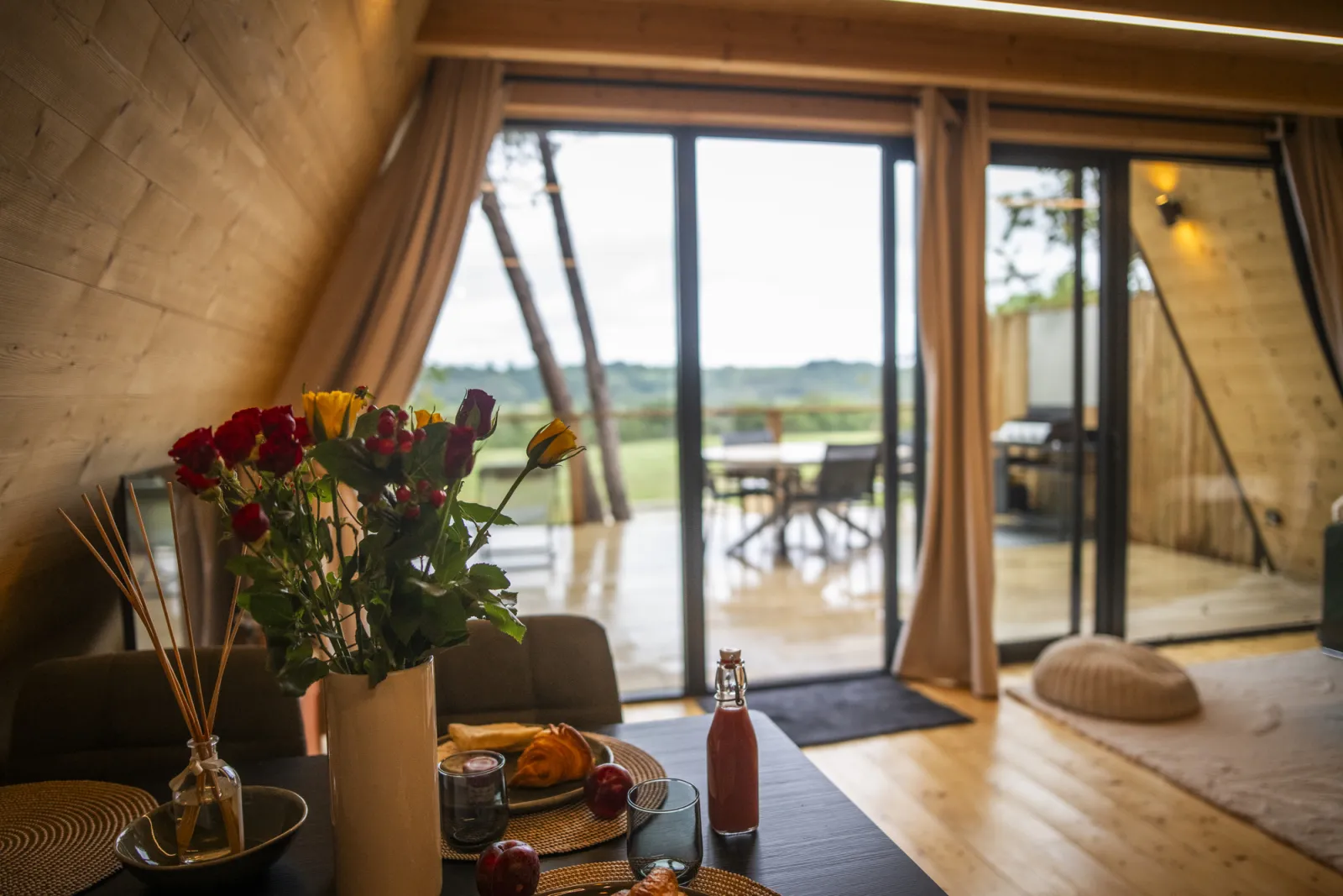 Chalet VercoréA SPA Privatif, Domaine CollinéA en Drôme des Collines, cabane à Bathernay - photo 2 sur 12