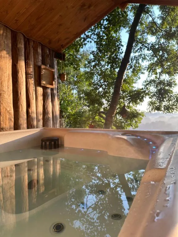 Cœur de Lodge - Chambre avec baignoire spa et jardin (Cramoisy, Oise)