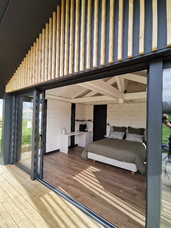 Écolodge N°1 Cocooning - Lodge avec bain nordique privatif (Fort-du-Plasne, Jura)