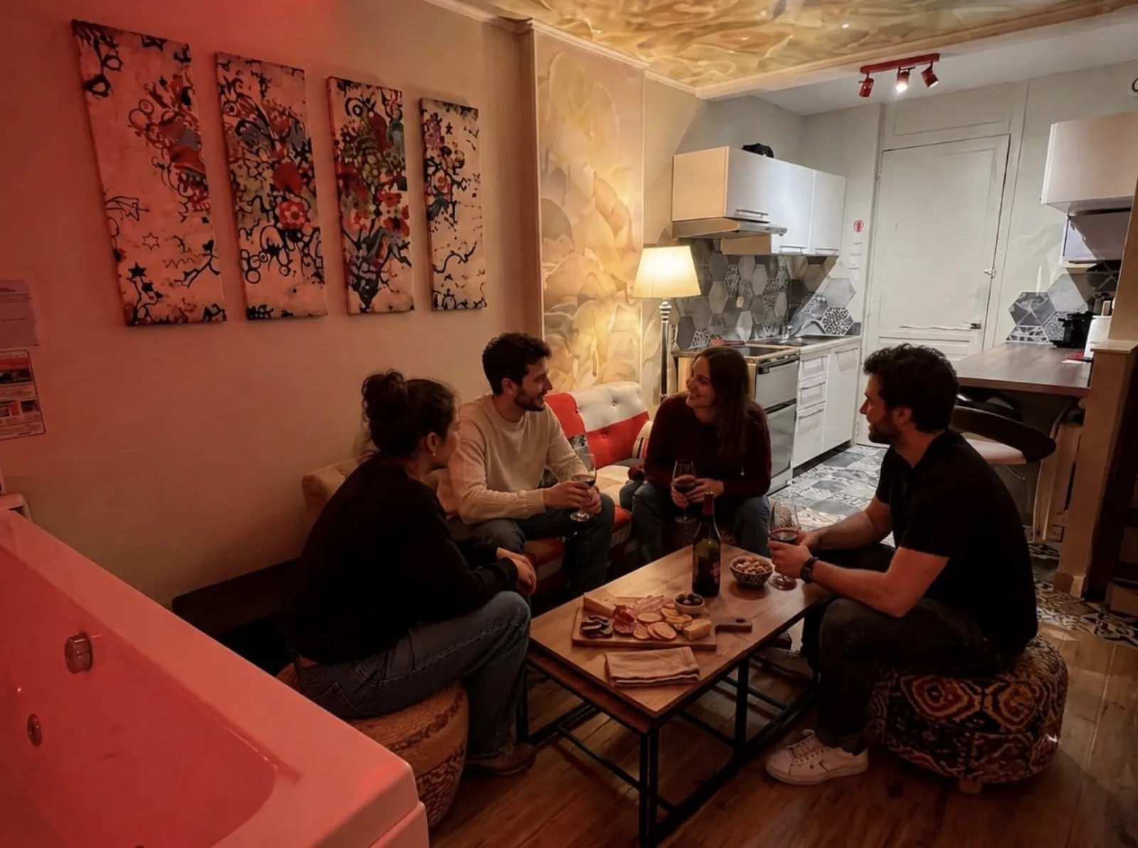 Family & Friends - Suite de 69 m² pour quatre avec bain spa XXL (Nièvroz, Ain)