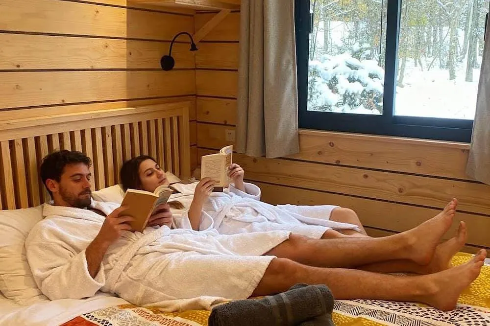 Hy-Lodge Spa n°2, gîte avec spa à Anould - photo 2 sur 12