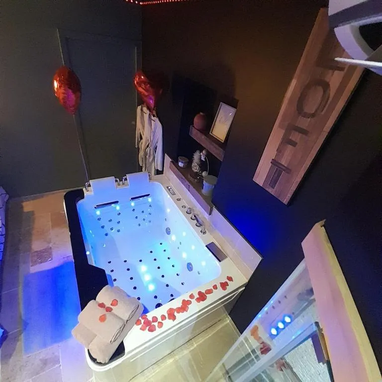 Instant à Deux - Appartement climatisé avec bain à remous et sauna (Précigné, Sarthe)