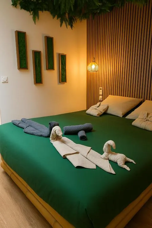 Jungle Room sauna et jacuzzi, gîte avec spa à Troyes - photo 2 sur 5