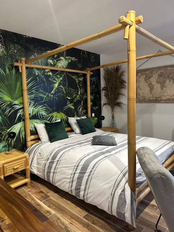 Jungle Room Spa, gîte avec spa à Sotteville-lès-Rouen - photo 2 sur 12