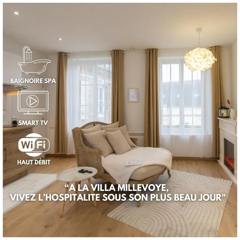 L'Amour vrai - T2 élégant avec bain à remous privatif (Abbeville, Somme)
