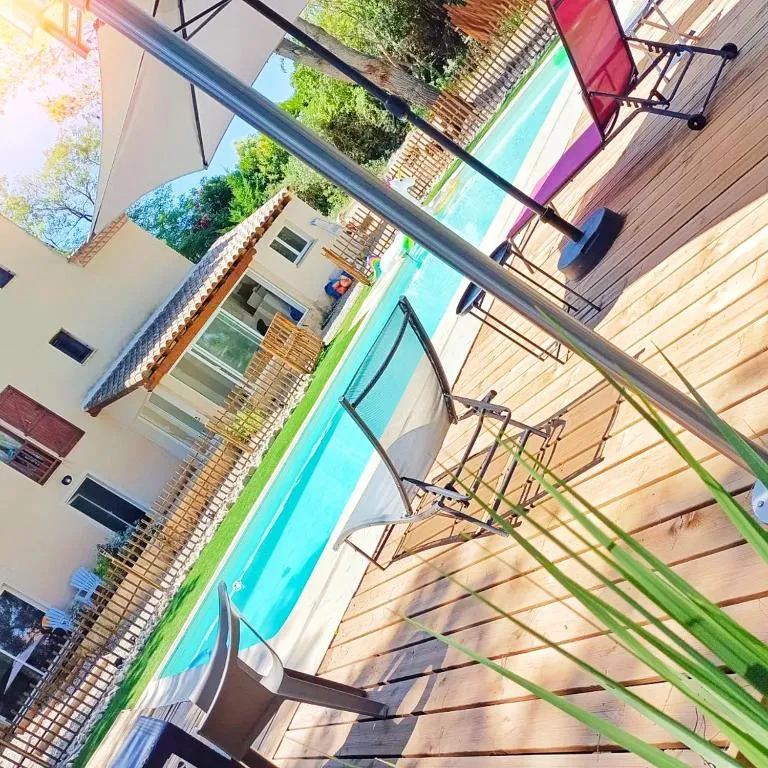 L'Entre Nous jacuzzi et piscine - un appartement pour 5 avec piscine (Carcassonne, Aude)