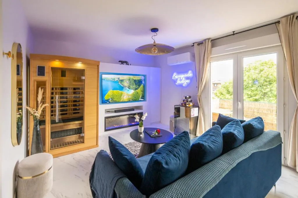 L'Escapade Indigo - Appartement avec balnéo et sauna (Tournefeuille, Haute-Garonne)