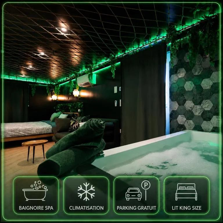 L'Oasis Tropicale - Suite avec jacuzzi près de Baden-Baden (Roppenheim, Bas-Rhin)