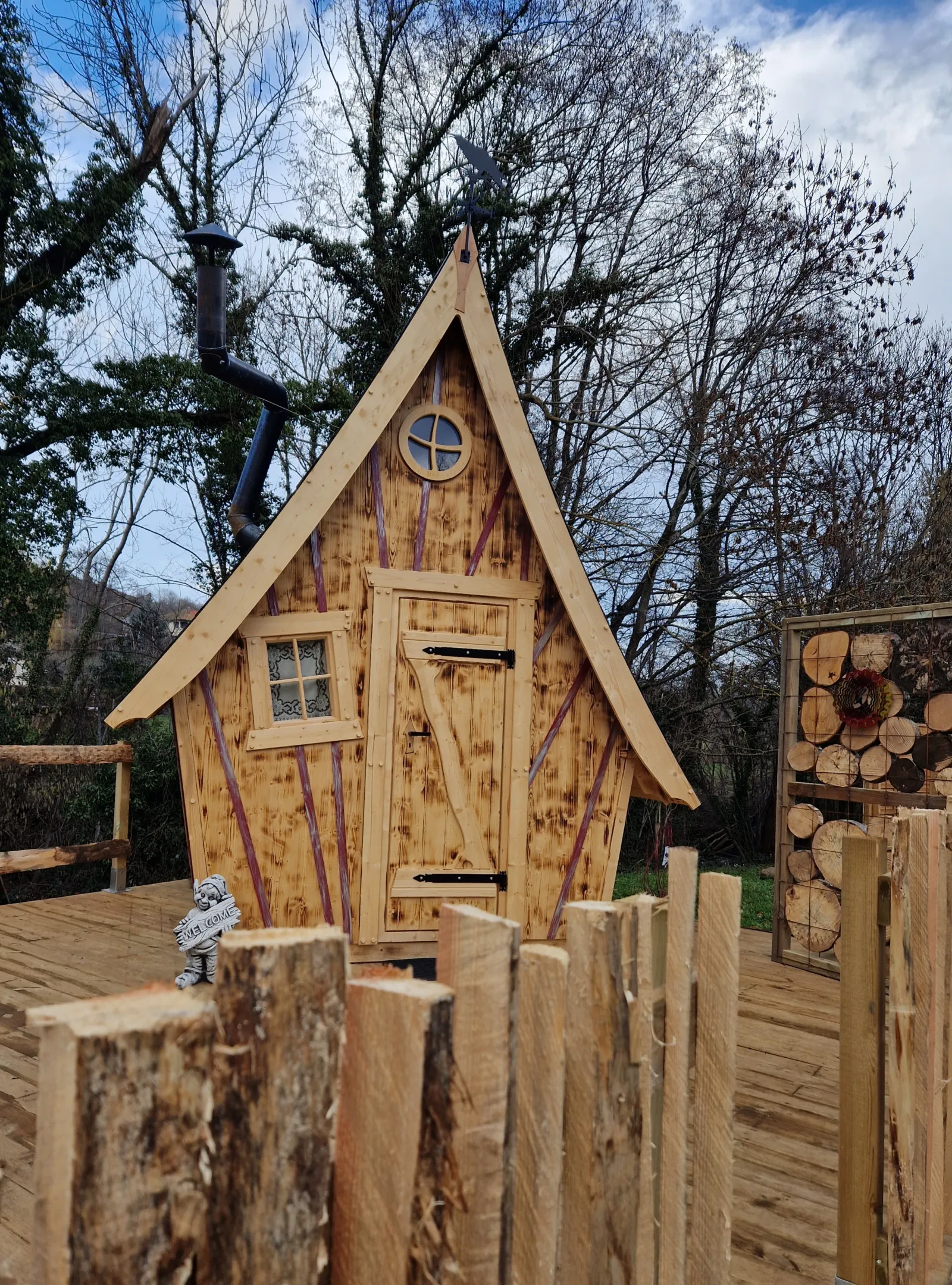 La cabane féerique Duo du Cheix - Le Moulin du Cheix (Saint-Diéry, Puy-de-Dôme)