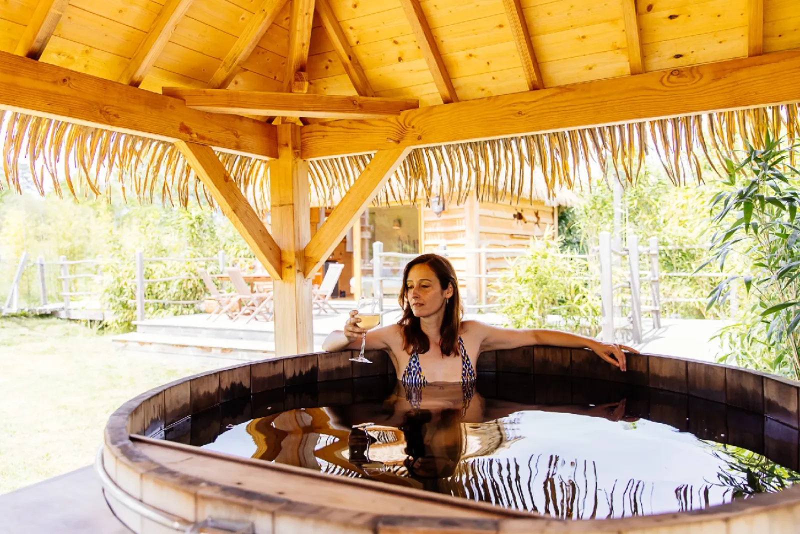 La Cabane Indonésienne & Spa privatif, cabane à Le Nizan - photo 3 sur 12