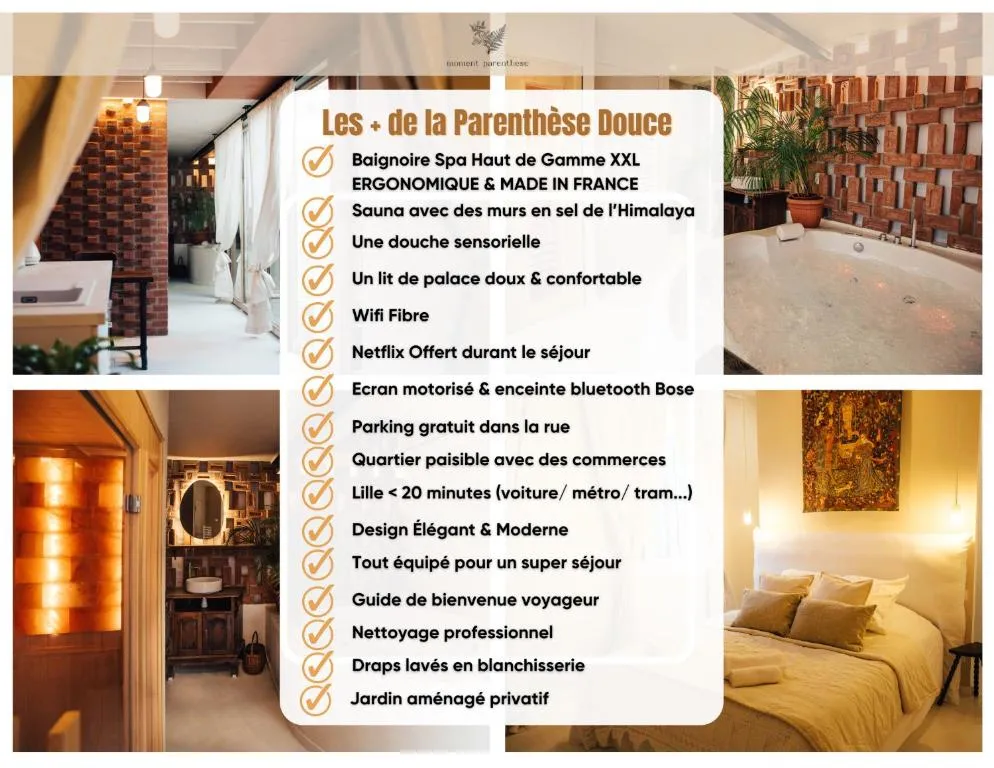 La Douce Lille Croix, gîte avec spa à Croix - photo 2 sur 12