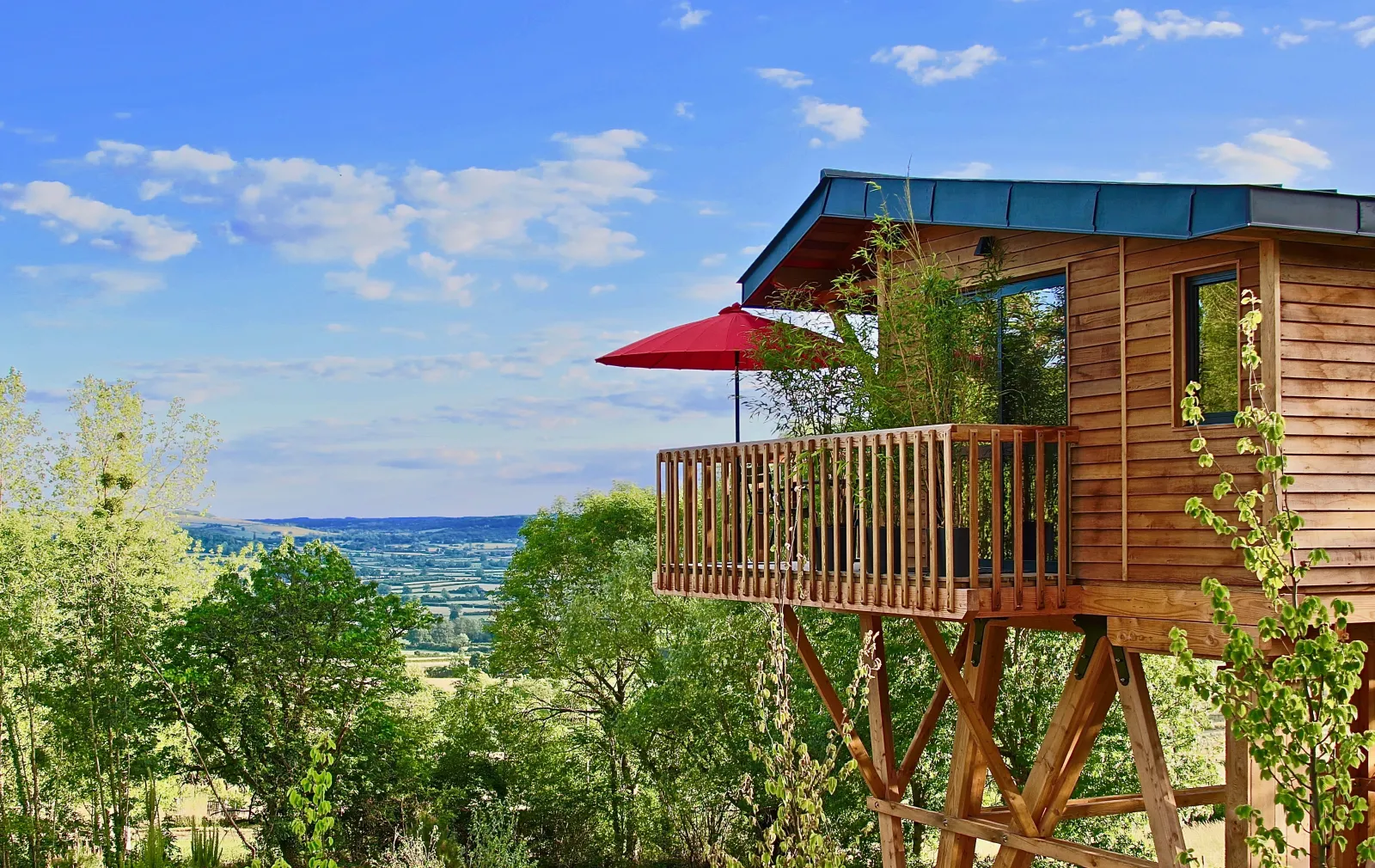 La Réserve Spa - Cabane perchée avec jacuzzi chauffé toute l'année (Jouey, Côte-d'Or)