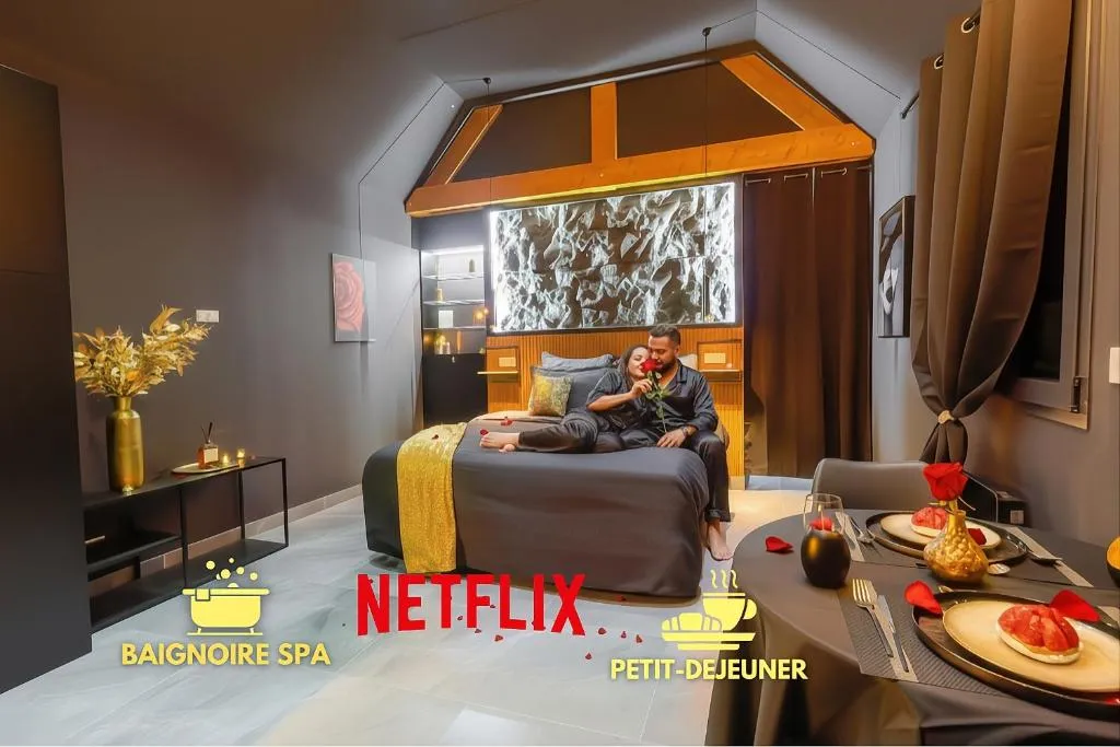 La Suite des Rêves - Appartement climatisé avec bain à remous et petit-déjeuner (Bonnières-sur-Seine, Yvelines)