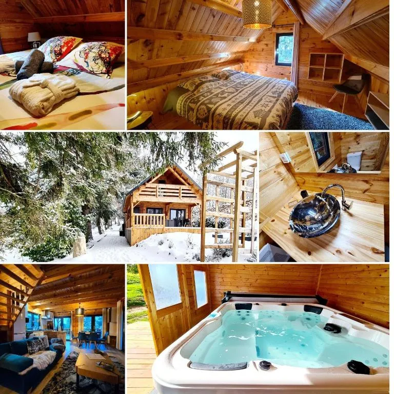 Le Chalet Aura - Chalet avec jacuzzi et jardin près du Mont Donon (Abreschviller, Moselle)