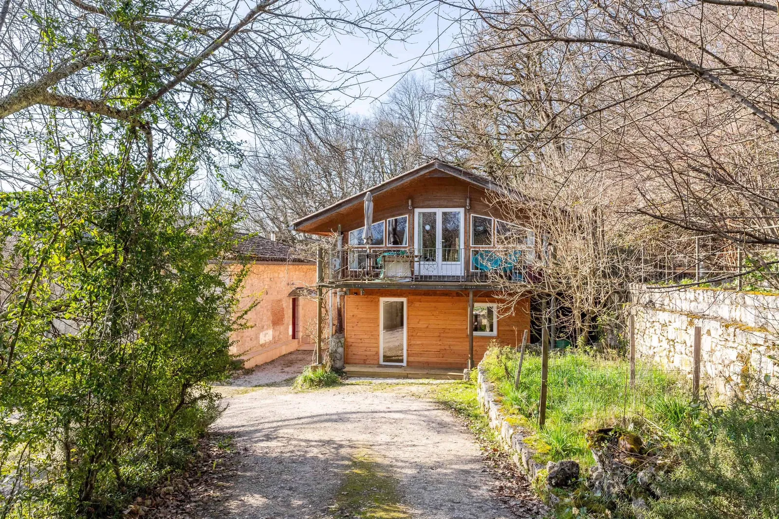 Le Chalet du Bouscaillou - Chalet familial avec sauna en pleine campagne (Montaigu-de-Quercy, Tarn-et-Garonne)