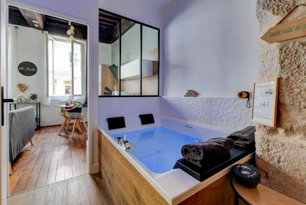 Le Duché Balnéo - Appartement avec bain à remous privatif (Dijon, Côte-d'Or)