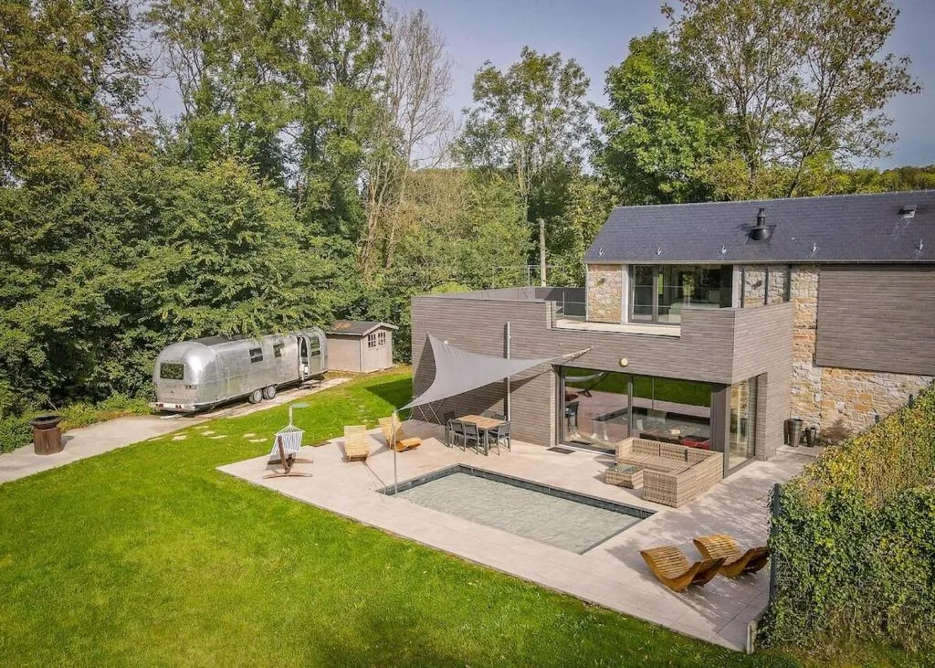 Le Fermage Piscine et Jacuzzi - Maison climatisée avec sauna (Vincon, Namur)