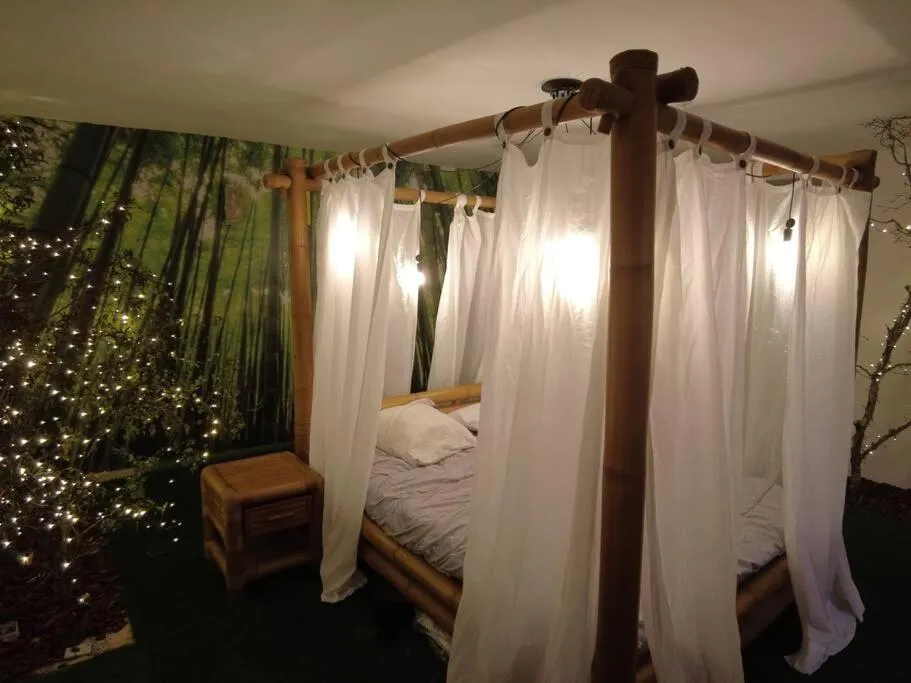 Le Jardin d'Eden - Grand appartement avec sauna, hammam et bain à remous (Issoudun, Indre)