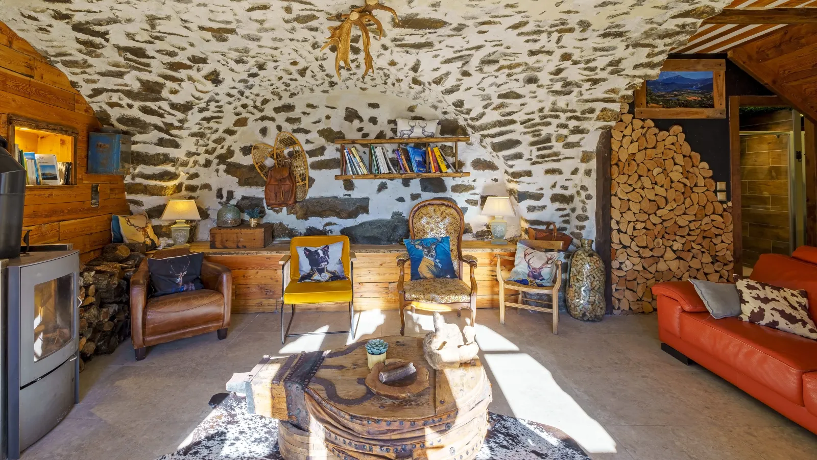 Le Refuge des Toupins - Ancienne bergerie avec sauna et bain nordique (Prunières, Hautes-Alpes)