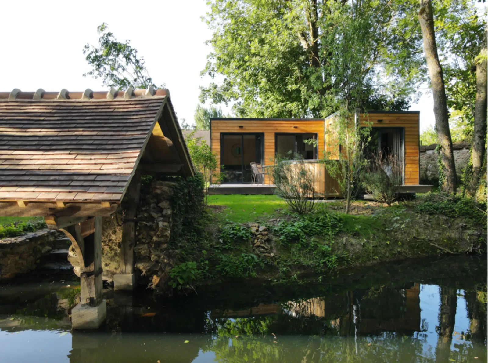 Le Repère Nature Spa - Écolodge avec bain nordique privatif (Aubepierre, Seine-et-Marne)