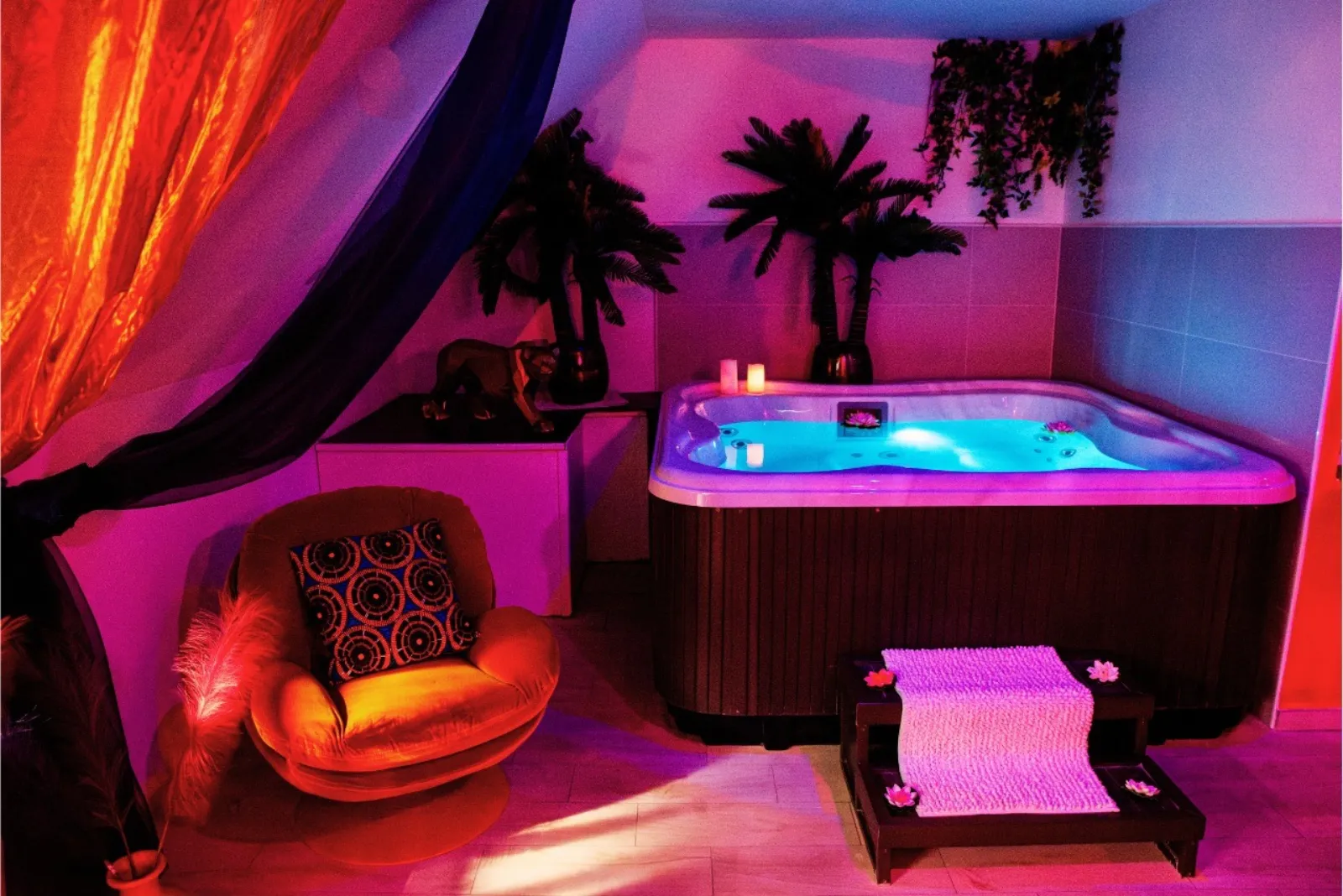 Le Secret de Kama - Suite avec spa, sauna et douche sensorielle (Zuydcoote, Nord)